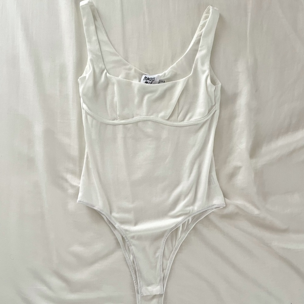 Princess Polly Crosby Bodysuit White
